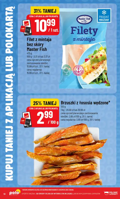 POLOmarket - gazetka promocyjna Kupuj taniej z POLOappką od środy 10.06 do wtorku 16.06 - strona 10