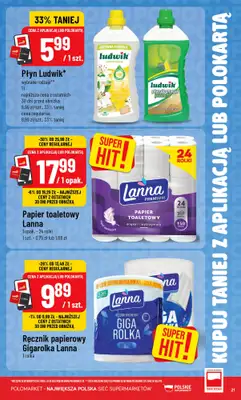 POLOmarket - gazetka promocyjna Kupuj taniej z POLOappką od środy 10.06 do wtorku 16.06 - strona 21