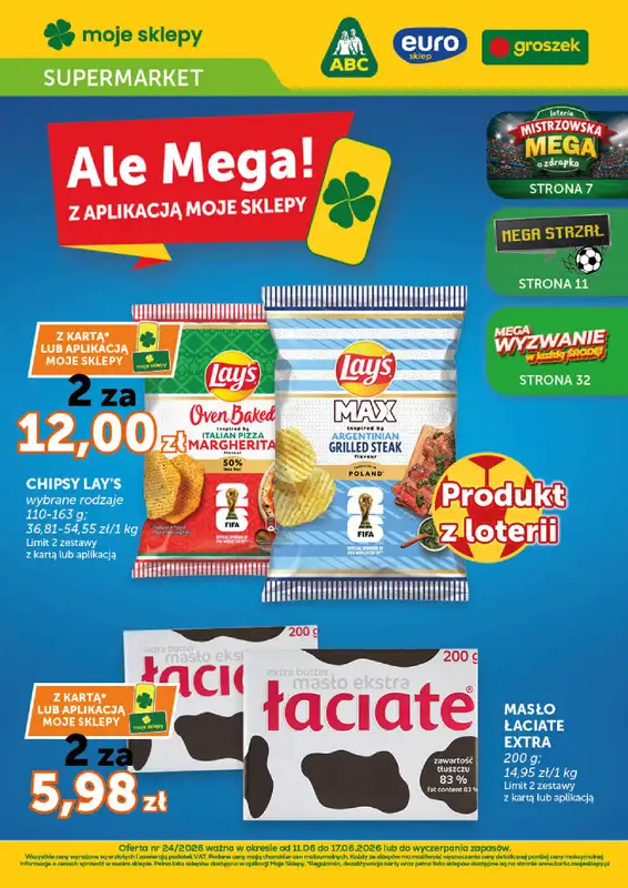 Euro Sklep - gazetka promocyjna Gazetka Supermarket  do środy 17.06
