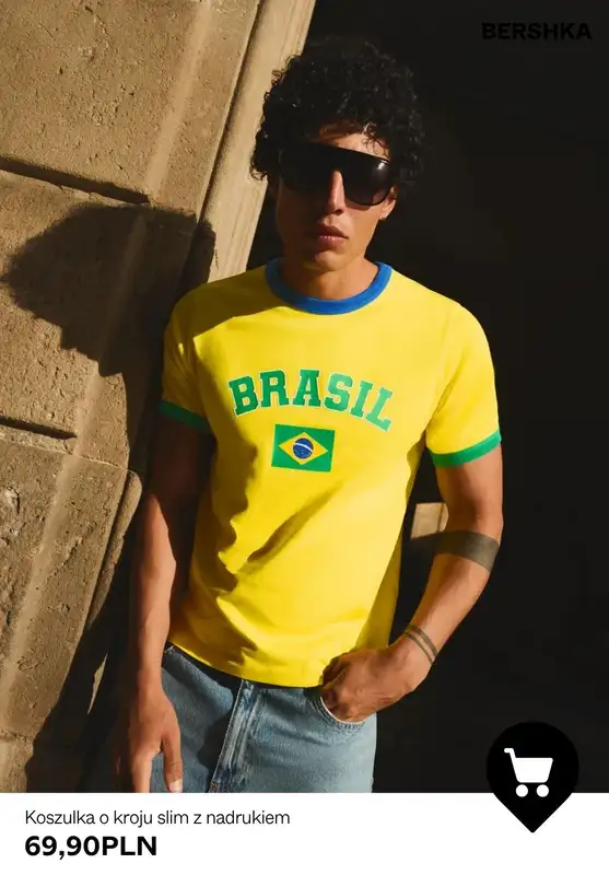Bershka - gazetka promocyjna Football look dla niego od czwartku 11.06 do wtorku 23.06 - strona 2
