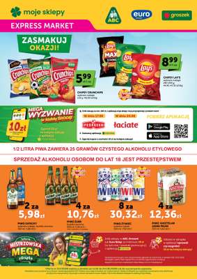 Groszek - gazetka promocyjna Gazetka Expressmarket  do środy 24.06