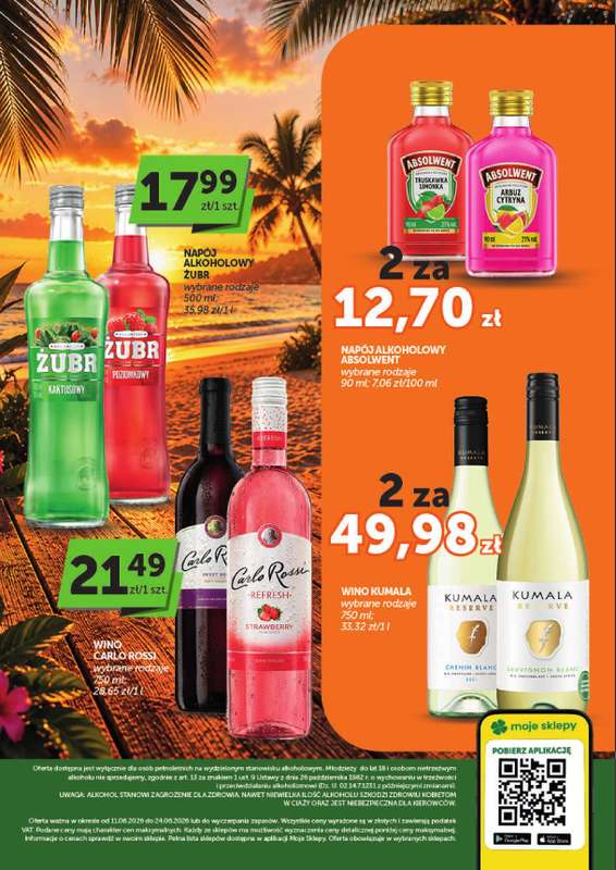Euro Sklep - gazetka promocyjna Gazetka alkoholowa  do środy 24.06 - strona 2