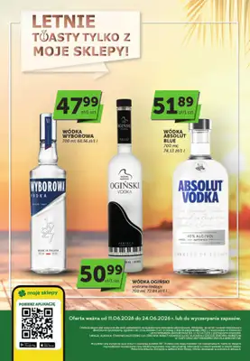 Groszek - gazetka promocyjna Oferta alkoholowa  do środy 24.06