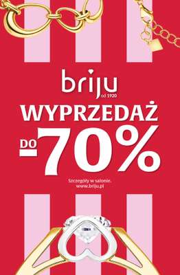 Briju - gazetka promocyjna Wyprzedaż do -70% od poniedziałku 08.06 do piątku 31.07