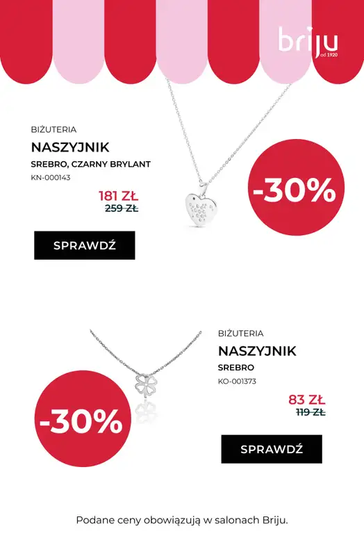 Briju - gazetka promocyjna Wyprzedaż do -70% od poniedziałku 08.06 do piątku 31.07 - strona 11