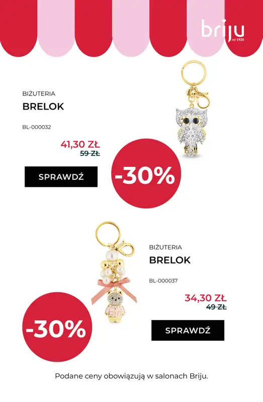 Briju - gazetka promocyjna Wyprzedaż do -70% od poniedziałku 08.06 do piątku 31.07 - strona 3