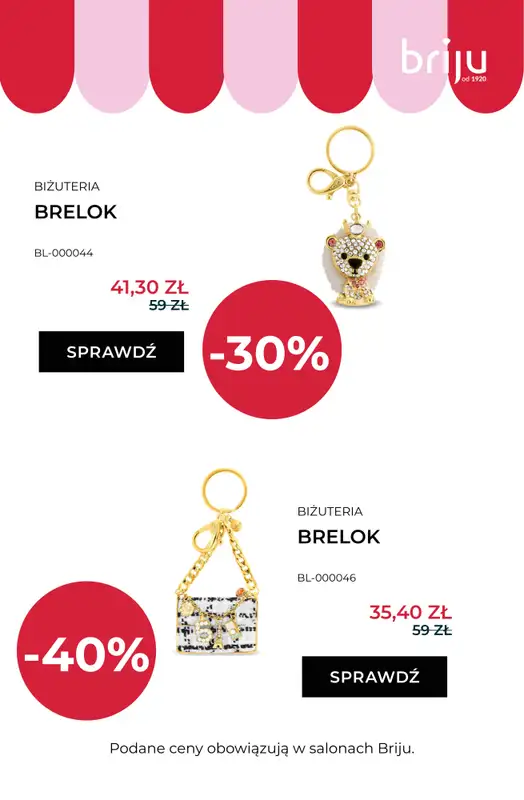 Briju - gazetka promocyjna Wyprzedaż do -70% od poniedziałku 08.06 do piątku 31.07 - strona 4
