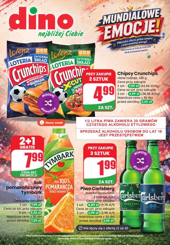 Dino - gazetka promocyjna Katalog - Mundial 2026 od środy 10.06 do wtorku 16.06