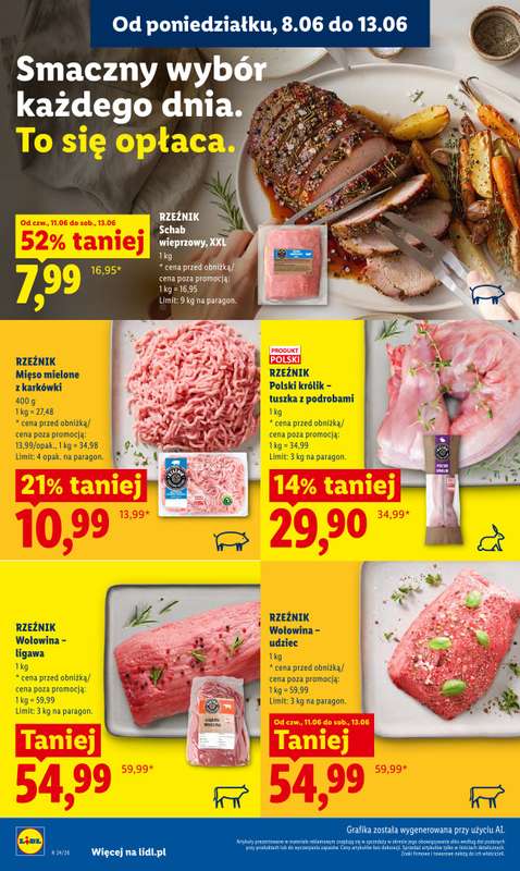 Lidl - gazetka promocyjna Oferta od czwartku od czwartku 11.06 do soboty 13.06 - strona 54