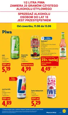 Lidl - gazetka promocyjna Oferta od czwartku od czwartku 11.06 do soboty 13.06 - strona 71