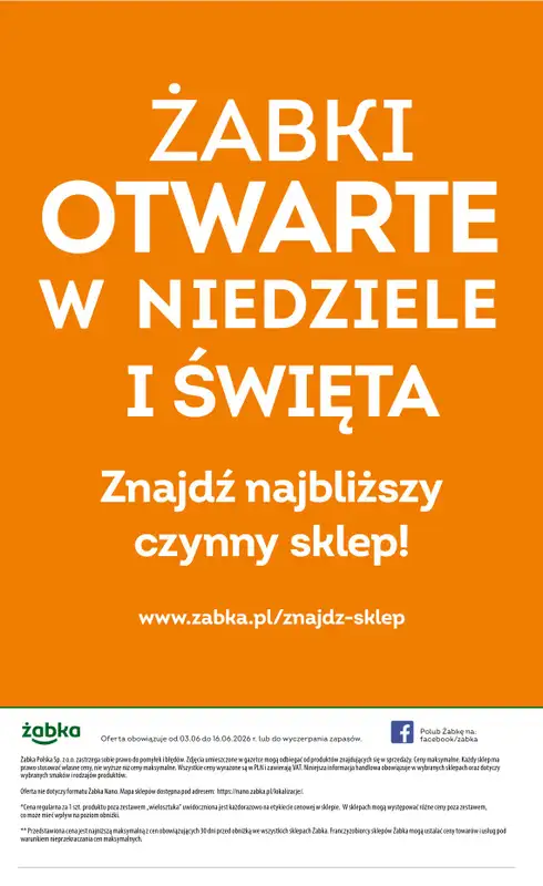 Żabka - gazetka promocyjna Gazetka Spożywcza od środy 03.06 do wtorku 16.06 - strona 18