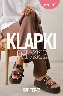 Renee - gazetka promocyjna Klapki damskie na lato od środy 10.06 do wtorku 16.06