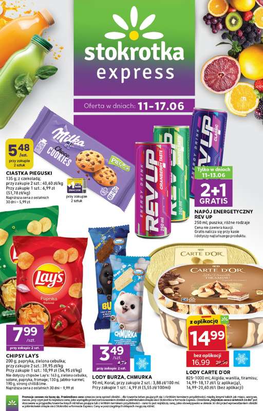 Stokrotka - gazetka promocyjna Gazetka Express od czwartku 11.06 do środy 17.06