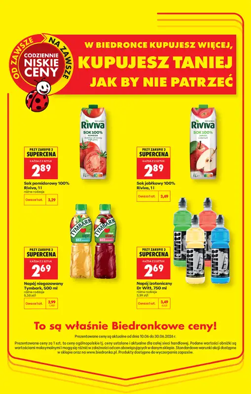 Biedronka - gazetka promocyjna Kupujesz taniej od wtorku 09.06 do wtorku 30.06 - strona 7