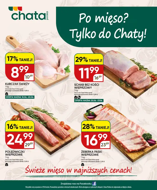 Chata Polska - gazetka promocyjna Gazetka 18-28.06  do niedzieli 28.06 - strona 20