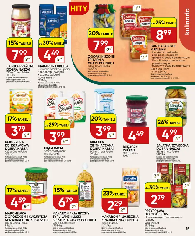 Chata Polska - gazetka promocyjna Gazetka 18-28.06  do niedzieli 28.06 - strona 15