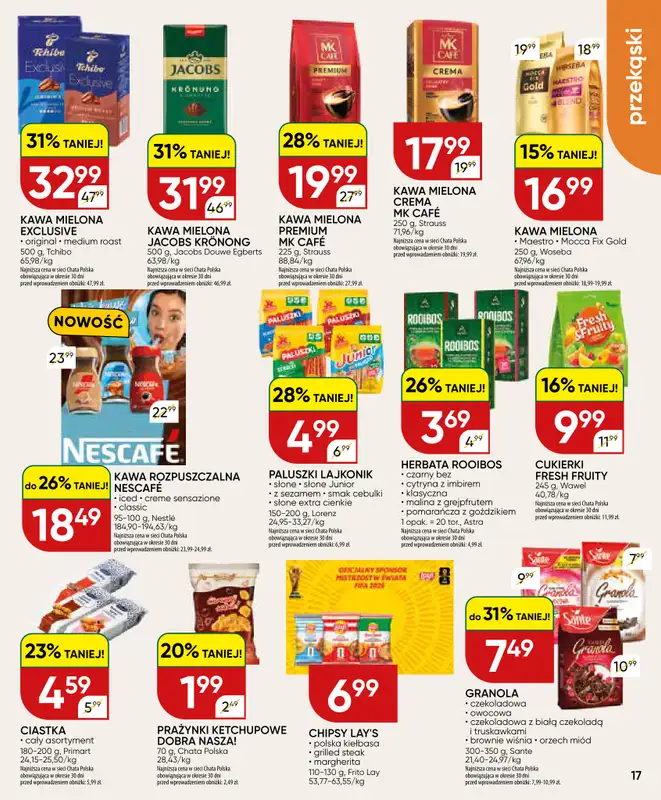 Chata Polska - gazetka promocyjna Gazetka 18-28.06  do niedzieli 28.06 - strona 17