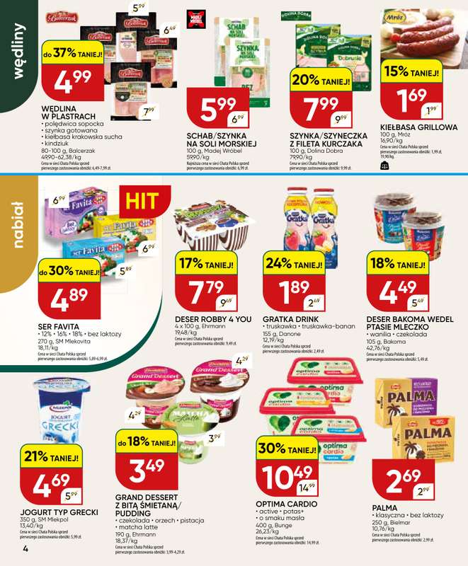 Chata Polska - gazetka promocyjna Gazetka 18-28.06  do niedzieli 28.06 - strona 4