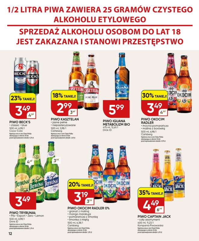 Chata Polska - gazetka promocyjna Gazetka 18-28.06  do niedzieli 28.06 - strona 12