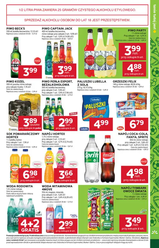 Stokrotka - gazetka promocyjna Gazetka Supermarket od czwartku 11.06 do środy 17.06 - strona 47