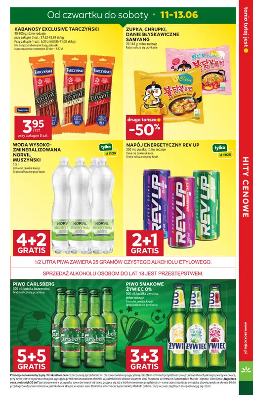 Stokrotka - gazetka promocyjna Gazetka Supermarket od czwartku 11.06 do środy 17.06 - strona 3