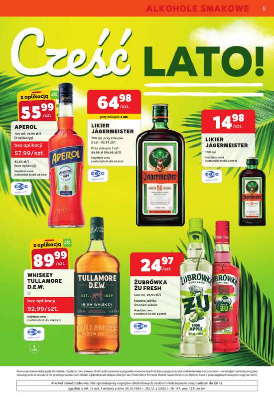Stokrotka - gazetka promocyjna W dobrym smaku od czwartku 11.06 do środy 08.07 - strona 5
