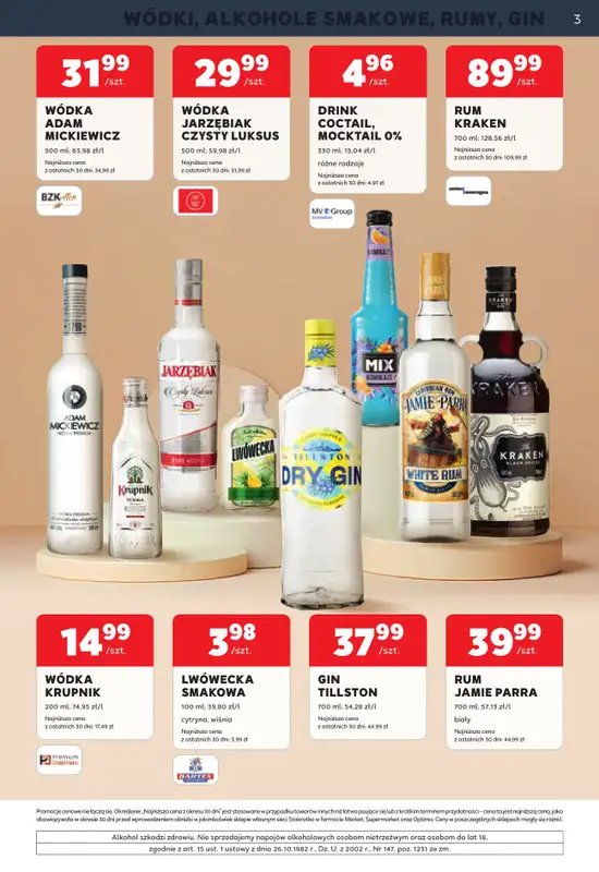 Stokrotka - gazetka promocyjna W dobrym smaku od czwartku 11.06 do środy 08.07 - strona 3