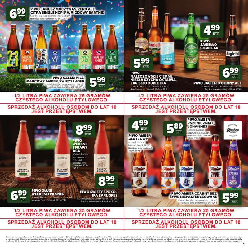 Stokrotka - gazetka promocyjna Katalog Mistrzostwa Świata 2026!  do środy 24.06 - strona 9