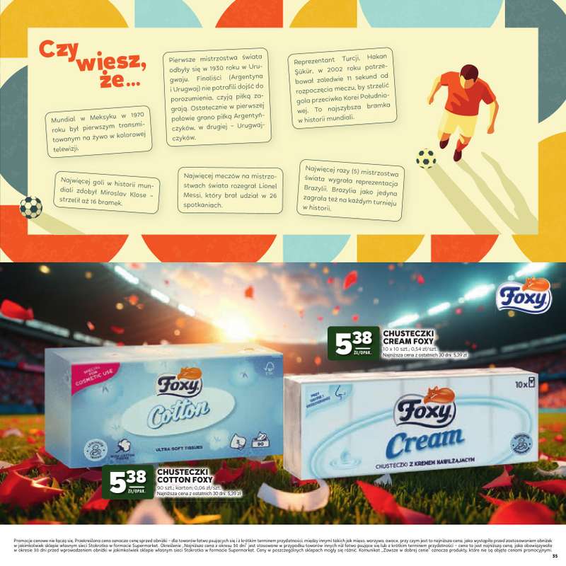 Stokrotka - gazetka promocyjna Katalog Mistrzostwa Świata 2026!  do środy 24.06 - strona 35