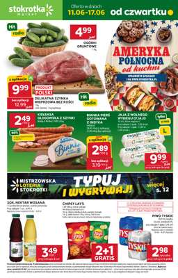 Stokrotka - gazetka promocyjna Gazetka Market od czwartku 11.06 do środy 17.06