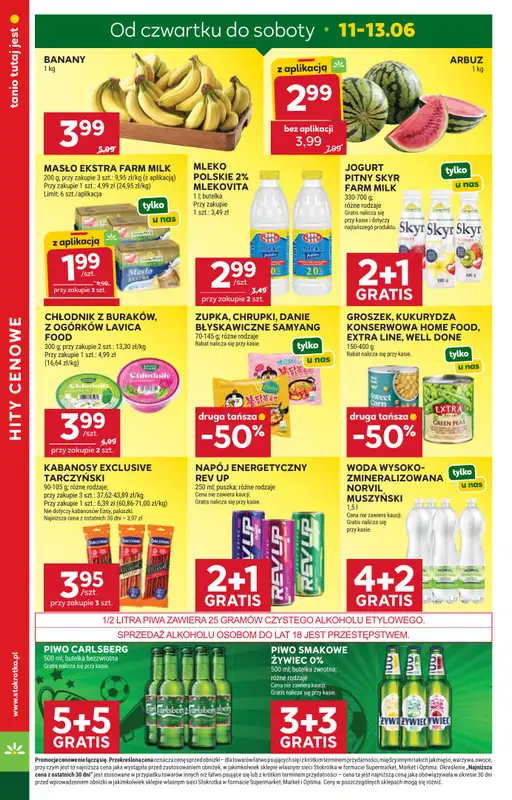 Stokrotka - gazetka promocyjna Gazetka Market od czwartku 11.06 do środy 17.06 - strona 2