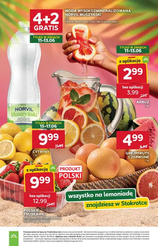 Stokrotka - gazetka promocyjna Gazetka Market od czwartku 11.06 do środy 17.06 - strona 9