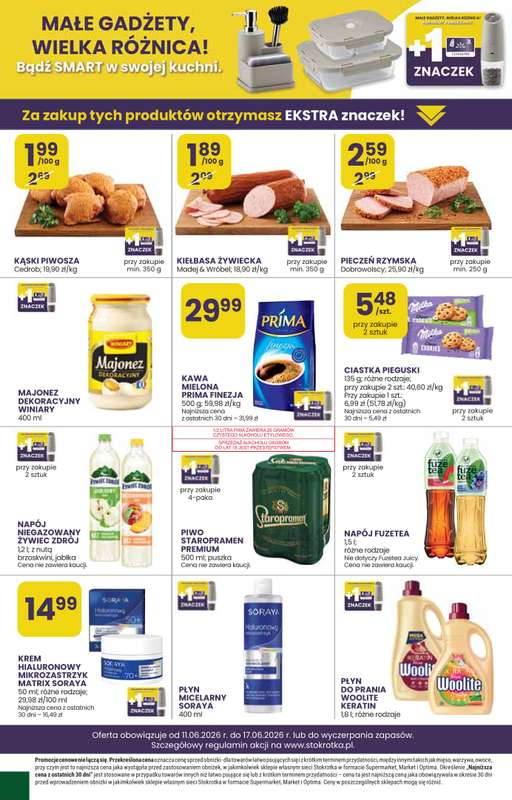Stokrotka - gazetka promocyjna Gazetka Market od czwartku 11.06 do środy 17.06 - strona 30