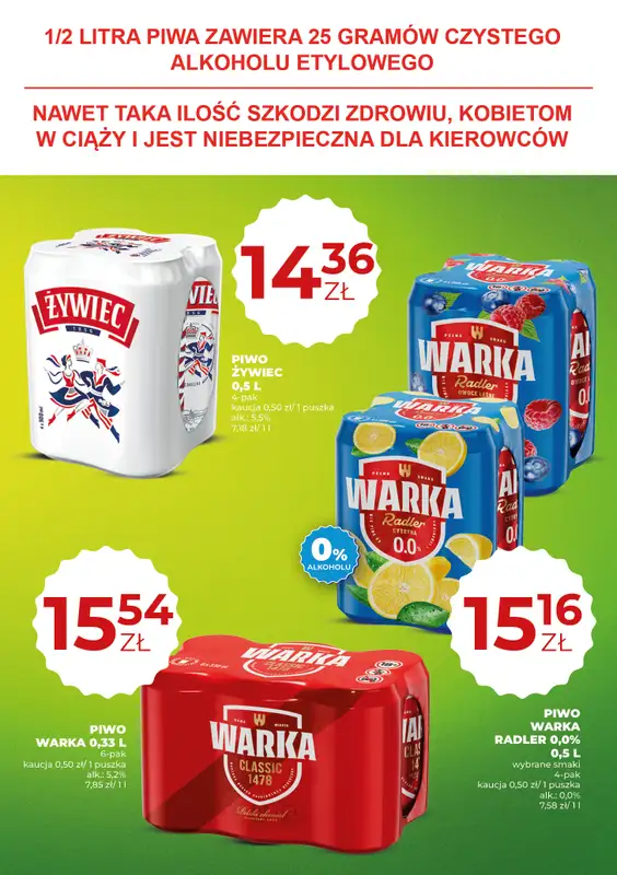Duży Ben - gazetka promocyjna Gazetka piwna od czwartku 11.06 do środy 24.06 - strona 11