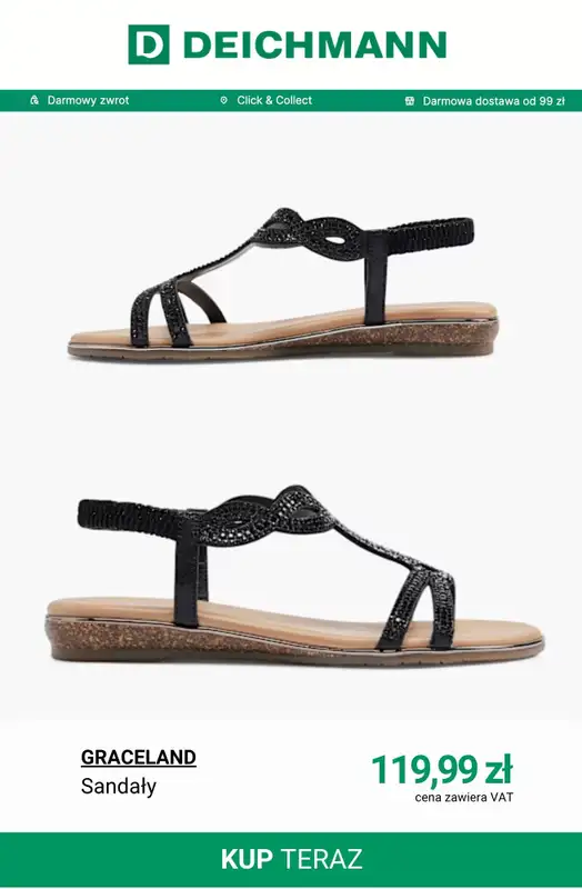 Deichmann - gazetka promocyjna -20% przy zakupie od 149 zł od środy 10.06 do niedzieli 14.06 - strona 9