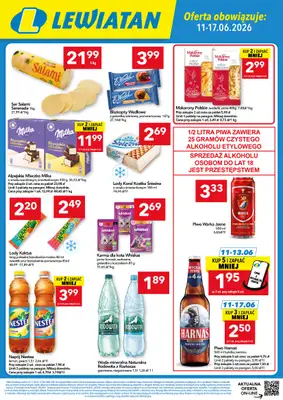 LEWIATAN - gazetka promocyjna Mamy TO w Lewiatanie – woj. lubelskie od czwartku 11.06 do środy 17.06