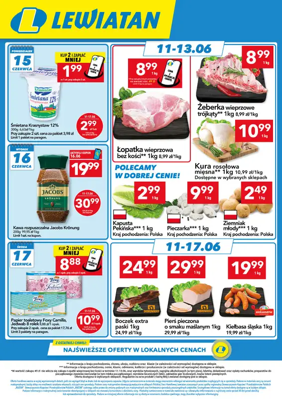 LEWIATAN - gazetka promocyjna Mamy TO w Lewiatanie – woj. lubelskie od czwartku 11.06 do środy 17.06 - strona 2
