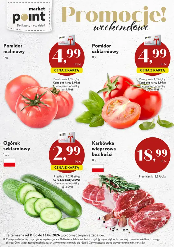 Market Point - gazetka promocyjna Ulotka weekendowa od czwartku 11.06 do soboty 13.06 - strona 4