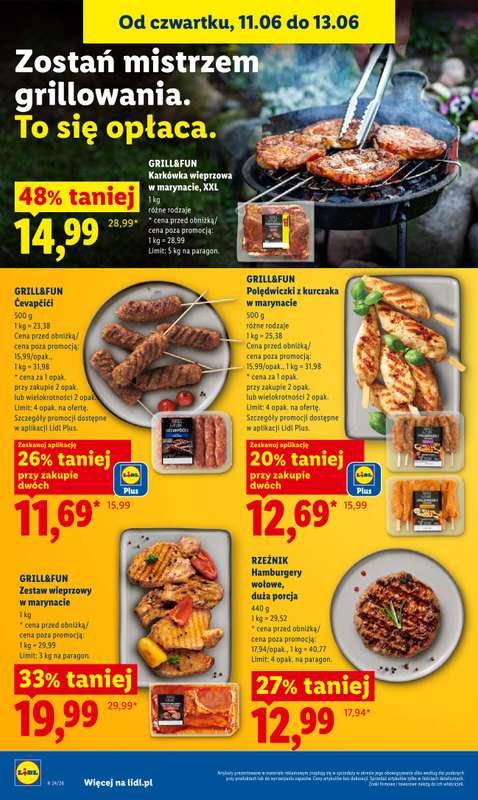 Lidl - gazetka promocyjna Oferta od czwartku od czwartku 11.06 do soboty 13.06 - strona 48