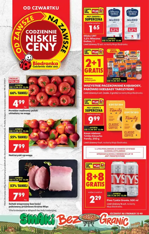 Biedronka - gazetka promocyjna Od czwartku  