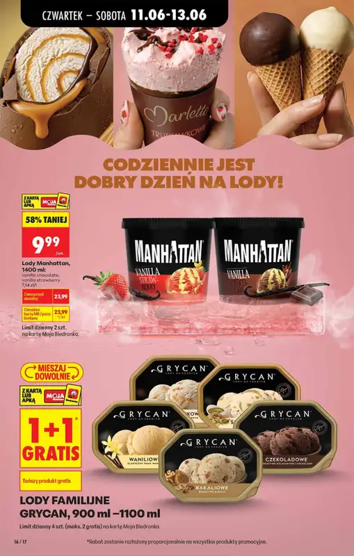 Biedronka - gazetka promocyjna Od czwartku, Z ladą tradycyjną od czwartku 11.06 do środy 17.06 - strona 16