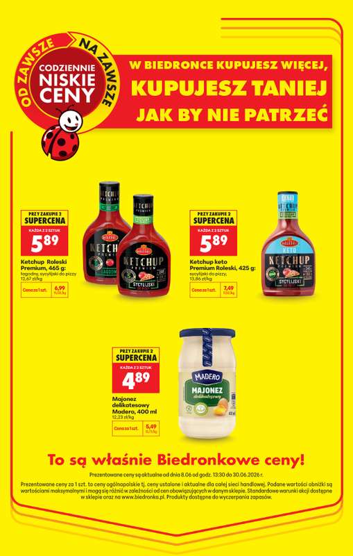 Biedronka - gazetka promocyjna Kupujesz taniej od wtorku 09.06 do wtorku 30.06 - strona 5