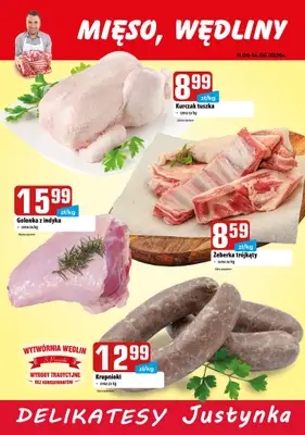 Delikatesy Justynka - gazetka promocyjna Plakaty promocyjne od czwartku 11.06 do niedzieli 14.06 - strona 2