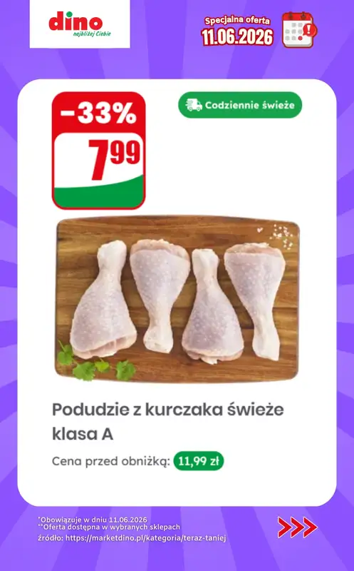 Dino - gazetka promocyjna Specjalna oferta na 11.06.2026 - promocje spoza gazetki od czwartku 11.06 do czwartku 11.06 - strona 8
