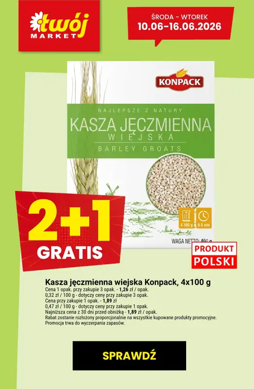 Twój Market - gazetka promocyjna Najlepsze promocje! od czwartku 11.06 do wtorku 16.06 - strona 9