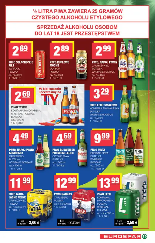 SPAR - gazetka promocyjna Gazetka Eurospar od środy 17.06 do niedzieli 28.06 - strona 13