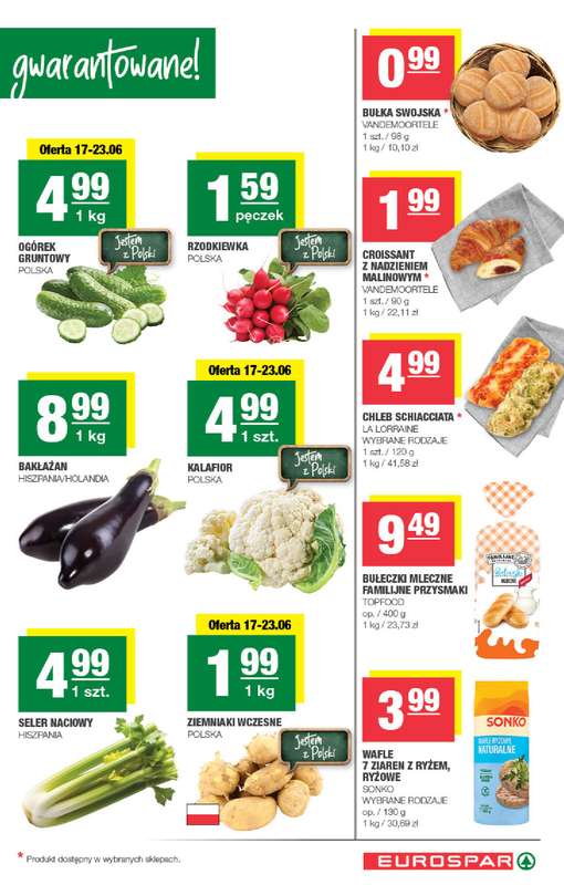 SPAR - gazetka promocyjna Gazetka Eurospar od środy 17.06 do niedzieli 28.06 - strona 3