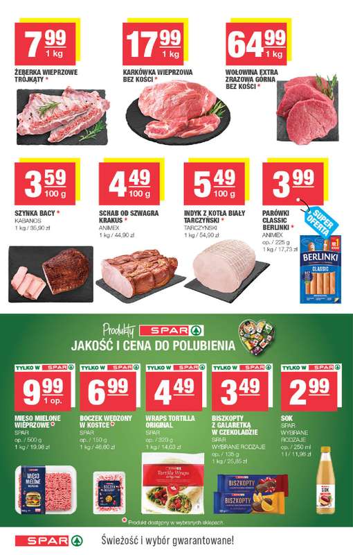 SPAR - gazetka promocyjna Gazetka Spar od środy 17.06 do niedzieli 28.06 - strona 4