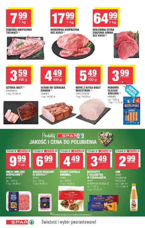SPAR - gazetka promocyjna Gazetka Spar od środy 17.06 do niedzieli 28.06 - strona 4