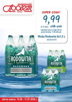 Społem - Blisko i Korzystnie - gazetka promocyjna Plakat promocyjny PSS Kalisz od poniedziałku 15.06 do soboty 11.07